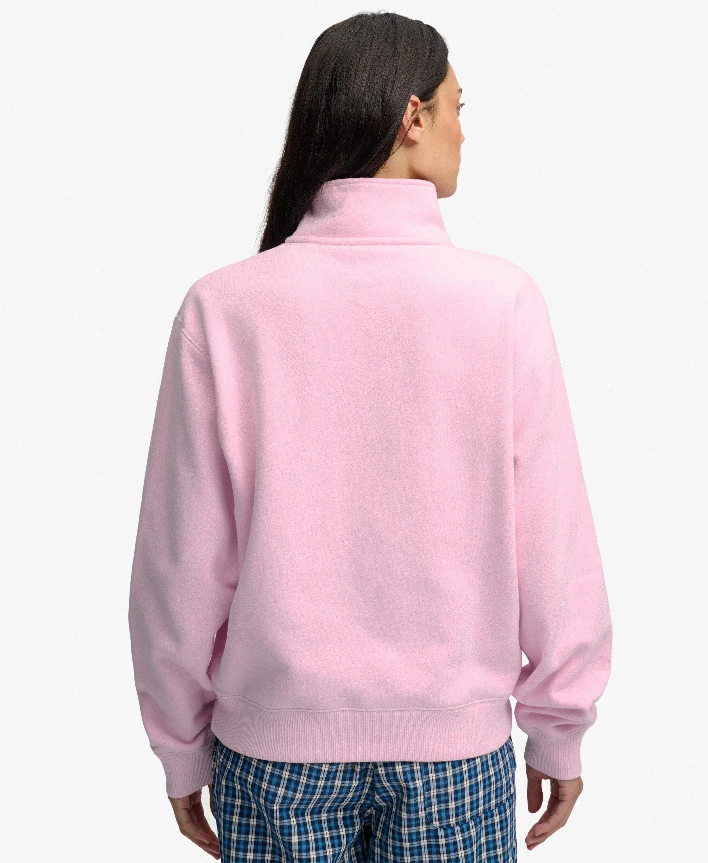 superdry Maglione Essential Logo mezza zip ricamato 5/7