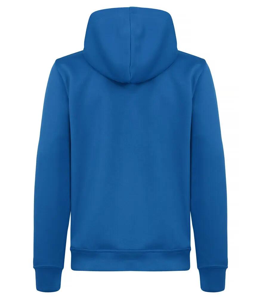 clique Basic Active Hoody Junior in 100% spun dyed polyester — Royalblue 2/4