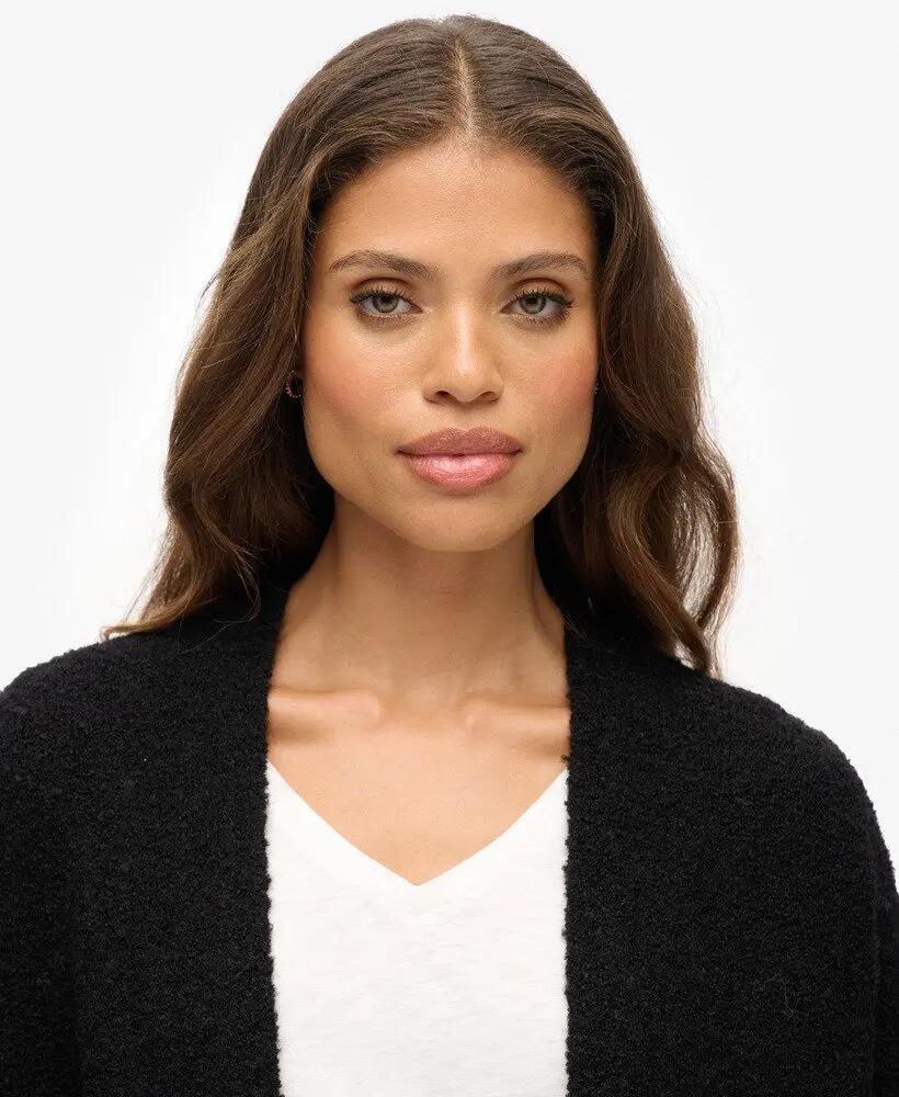 superdry Slouchy Boyfriend Cardigan Longline – lockerer Schnitt 4/5
