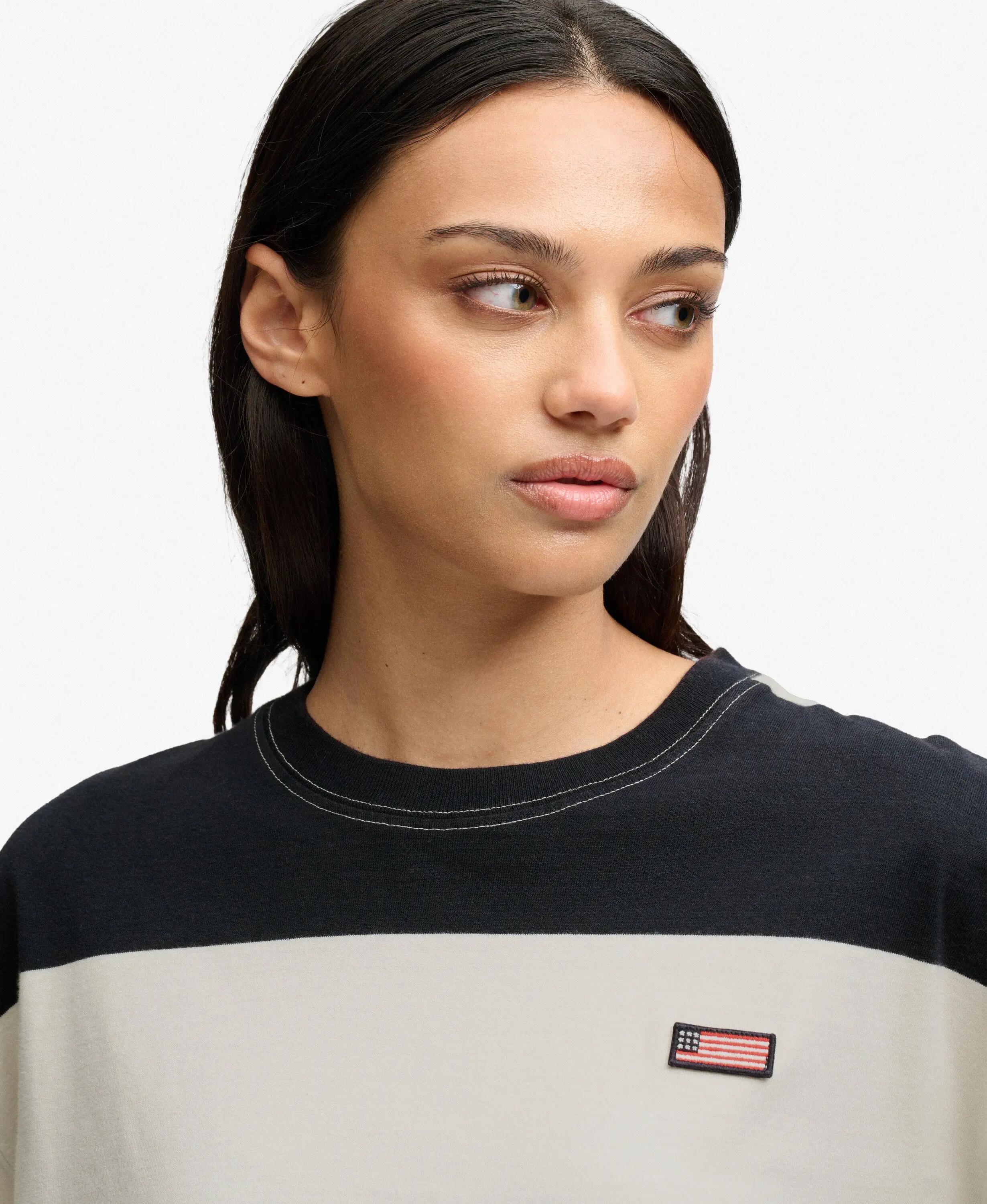 superdry Felpa Oversize Athletic Essentials a righe in cotone 4/7