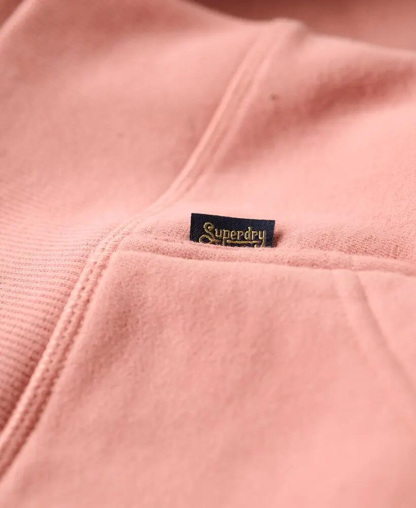 superdry Essential Logo Hoodie – Sweat com capuz bordado Ash Rose 6/7