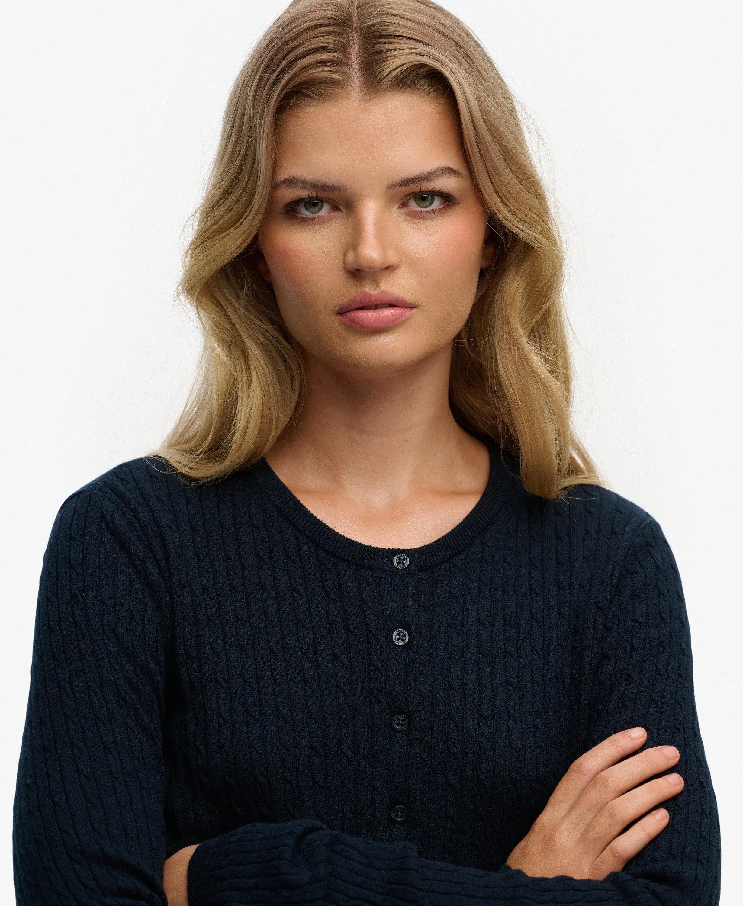 superdry Cardigan Lightweight Essential in cotone – vestibilità slim 4/5
