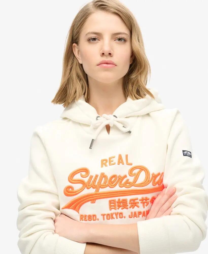 superdry Felpa con cappuccio Neon Vl Emb Graphic in cotone biologico 3/6