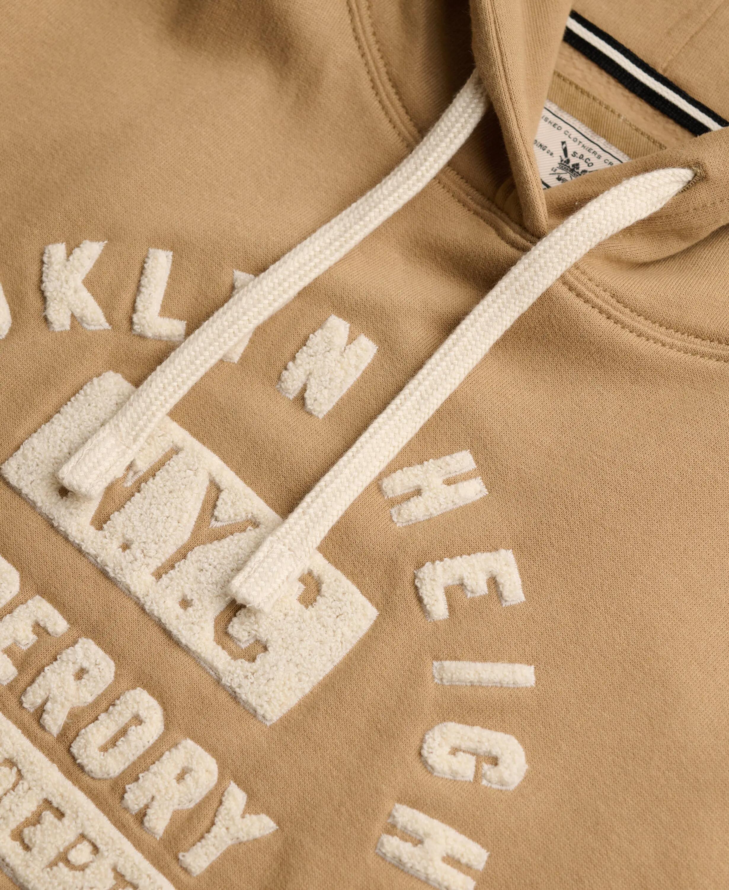 superdry Vintage Prep Chenille Hoodie – sweat chenille, corte relaxed 6/7