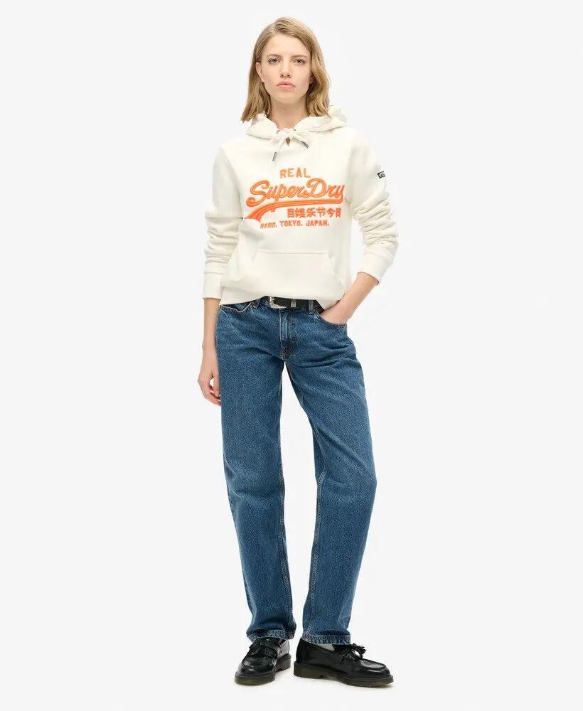 superdry Felpa con cappuccio Neon Vl Emb Graphic in cotone biologico 2/6