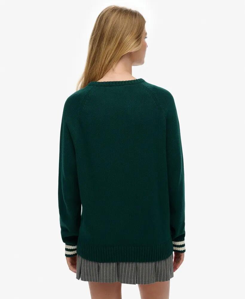 superdry Camisola Slouchy Intarsia em Algodão Biológico 5/6
