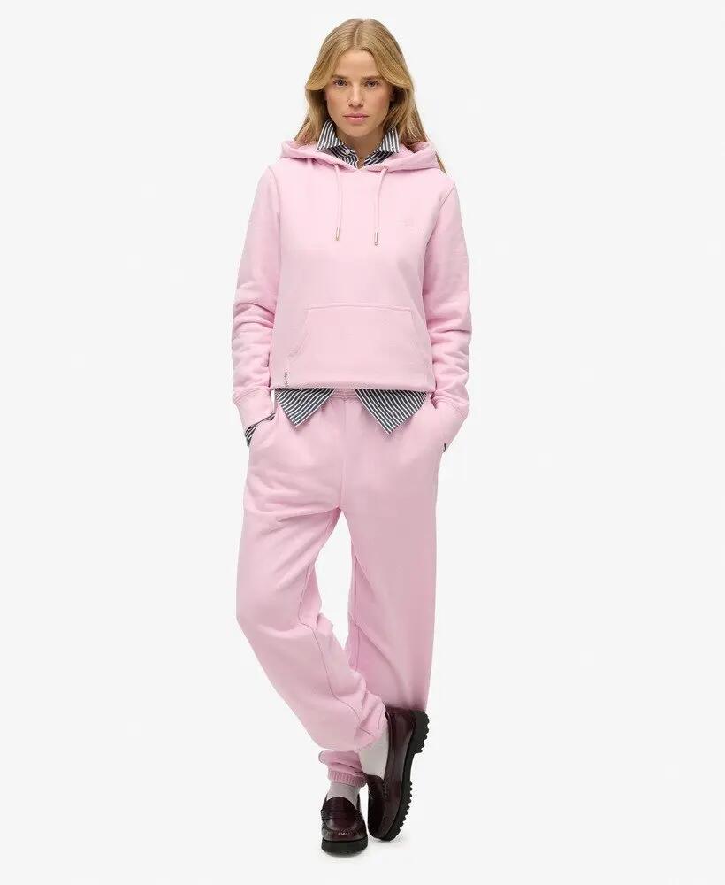 superdry Felpa con cappuccio Essential Logo ricamata – PINK LADY 3/5