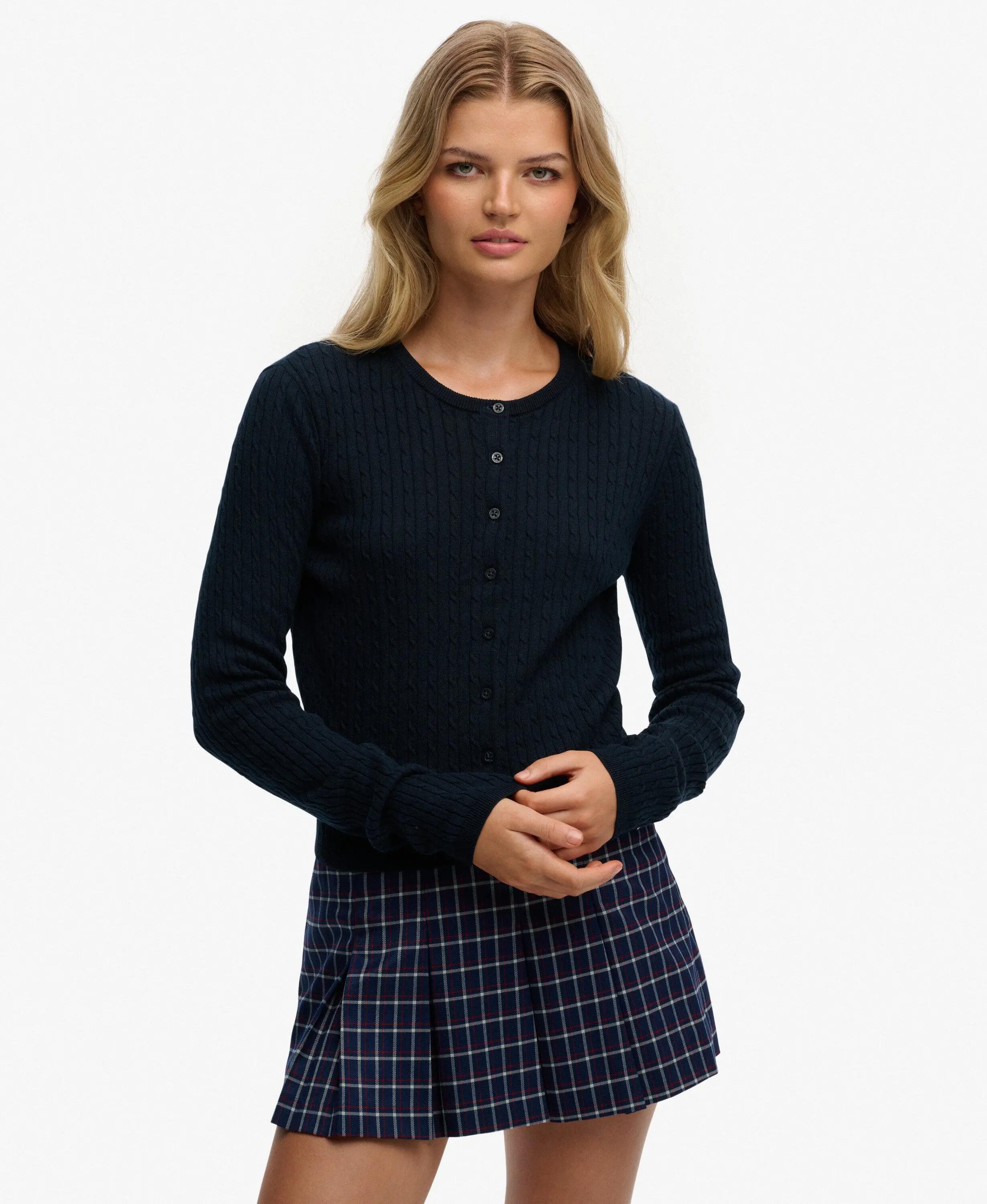 superdry Cardigan Lightweight Essential in cotone – vestibilità slim 2/5