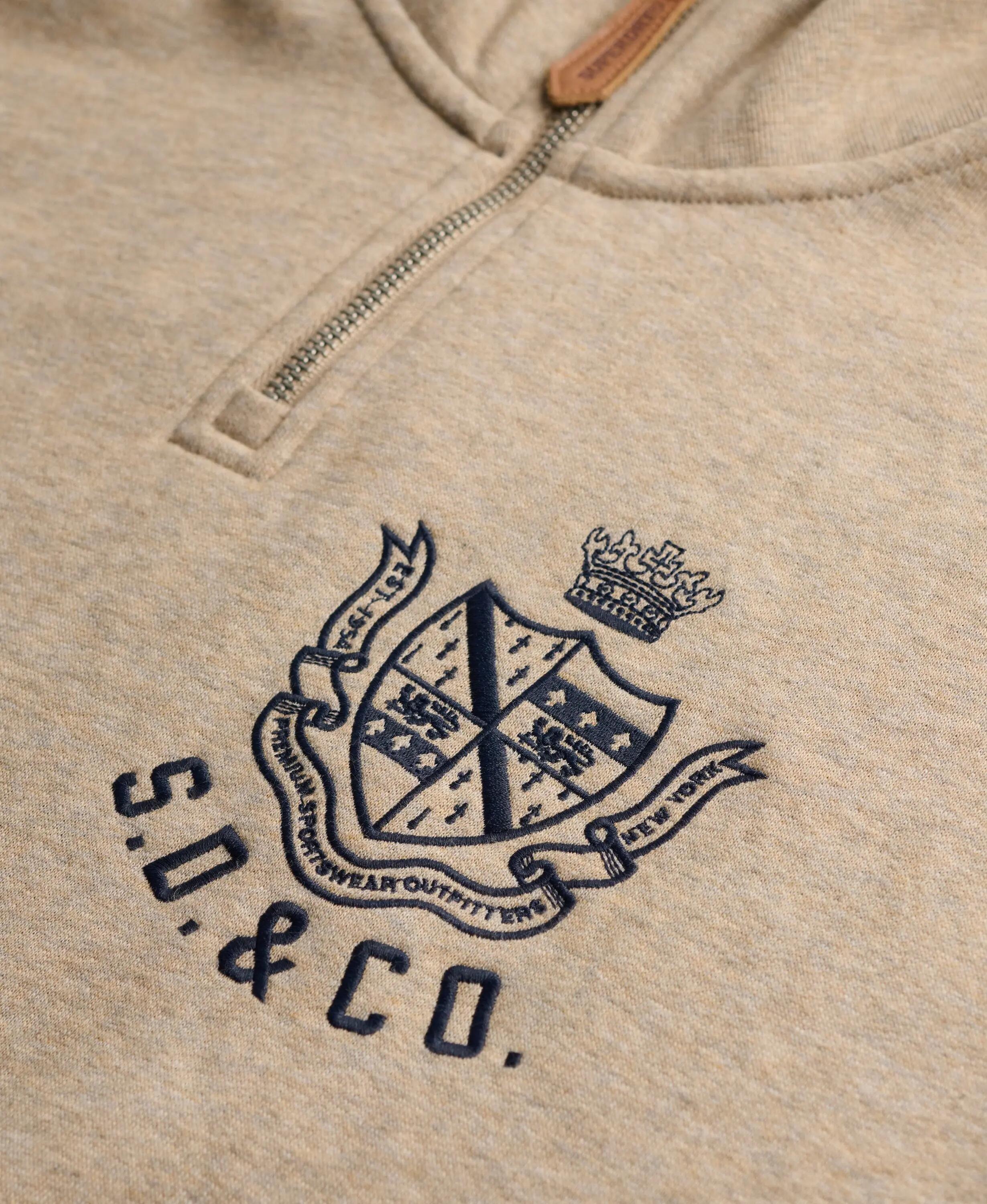 superdry Country Club Half Zip Sweatshirt – Relaxed Fit, recycled Material 6/7