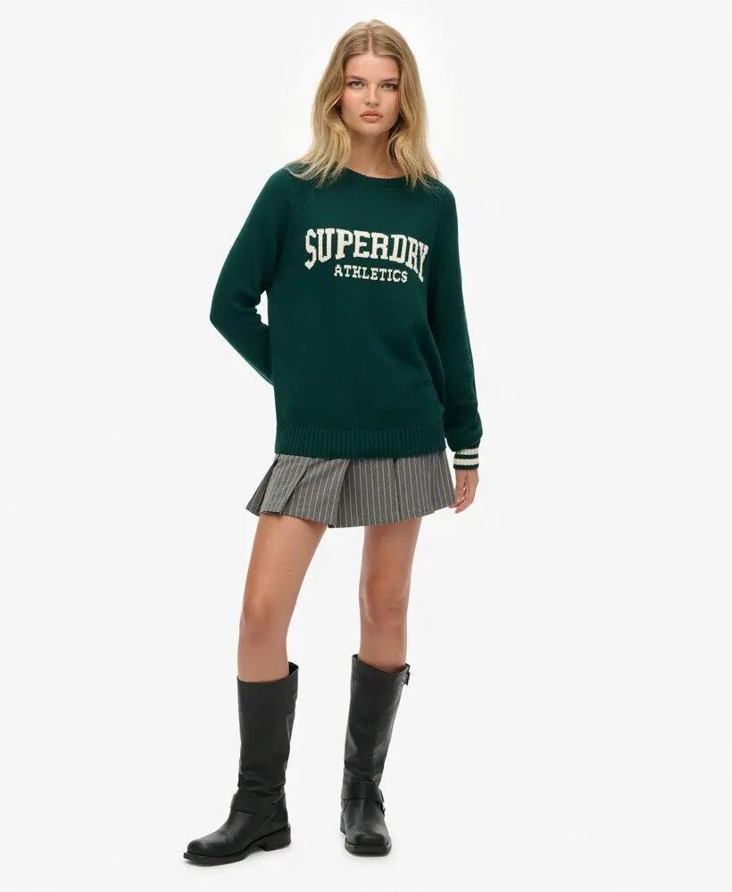 superdry Camisola Slouchy Intarsia em Algodão Biológico 3/6