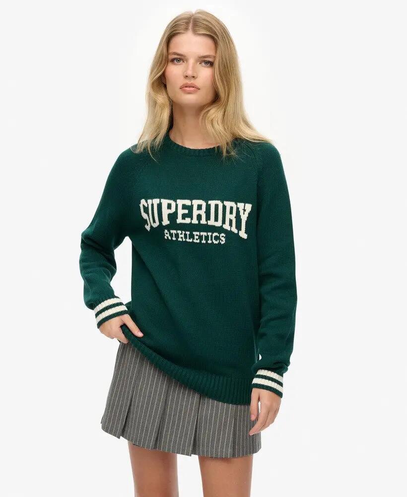 superdry Camisola Slouchy Intarsia em Algodão Biológico 2/6