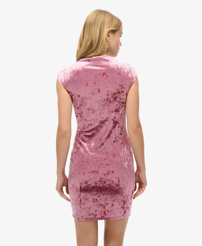 superdry Vestito Bodycon in velluto 5/7
