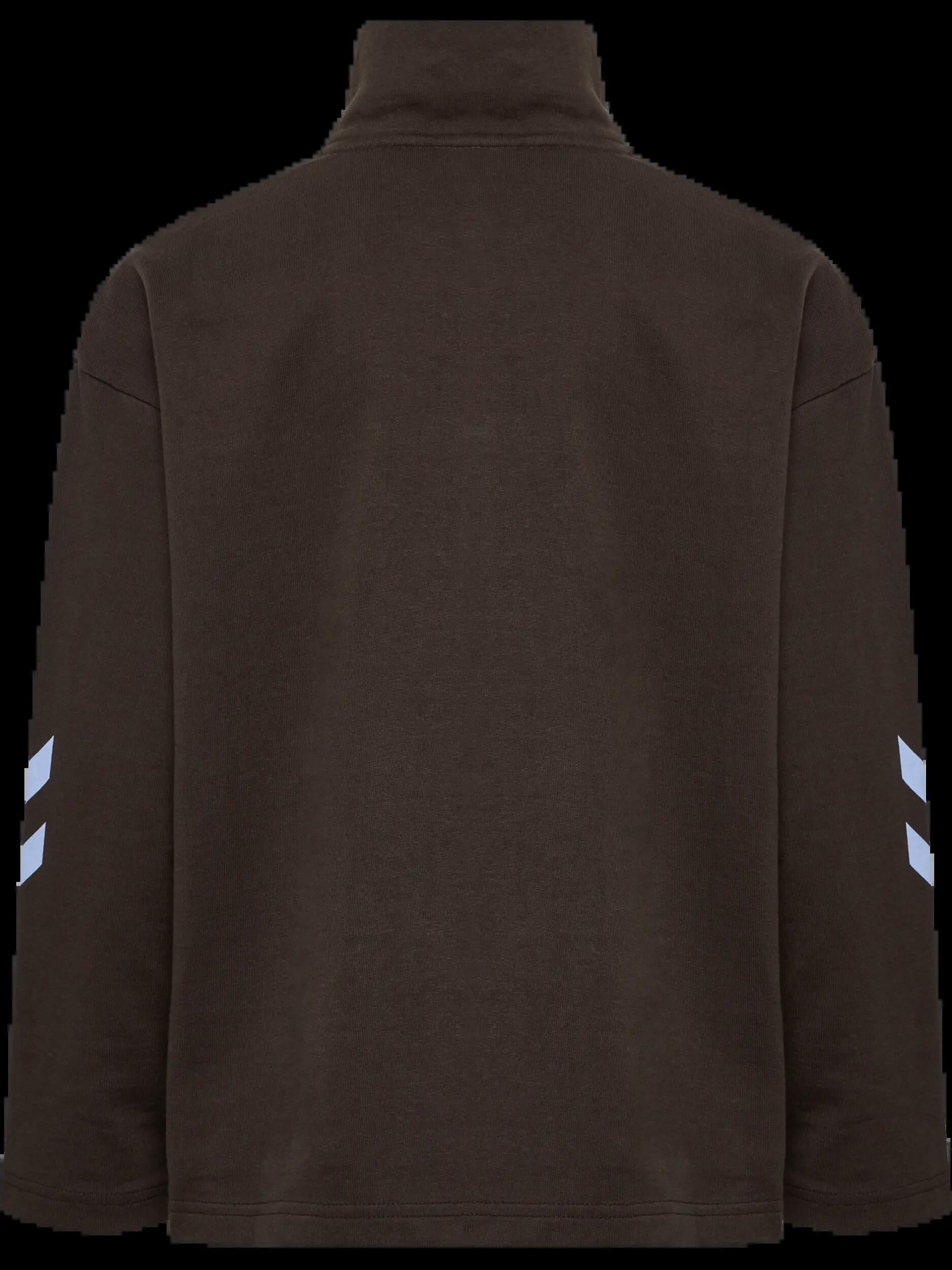 hummel Bluza Half Zip dla dzieci unisex z bawełny organicznej - TURKISH COFFEE 2/6