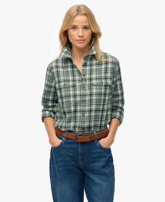 superdry Camicia Lumberjack Check in flanella – vestibilità relaxed 100%
