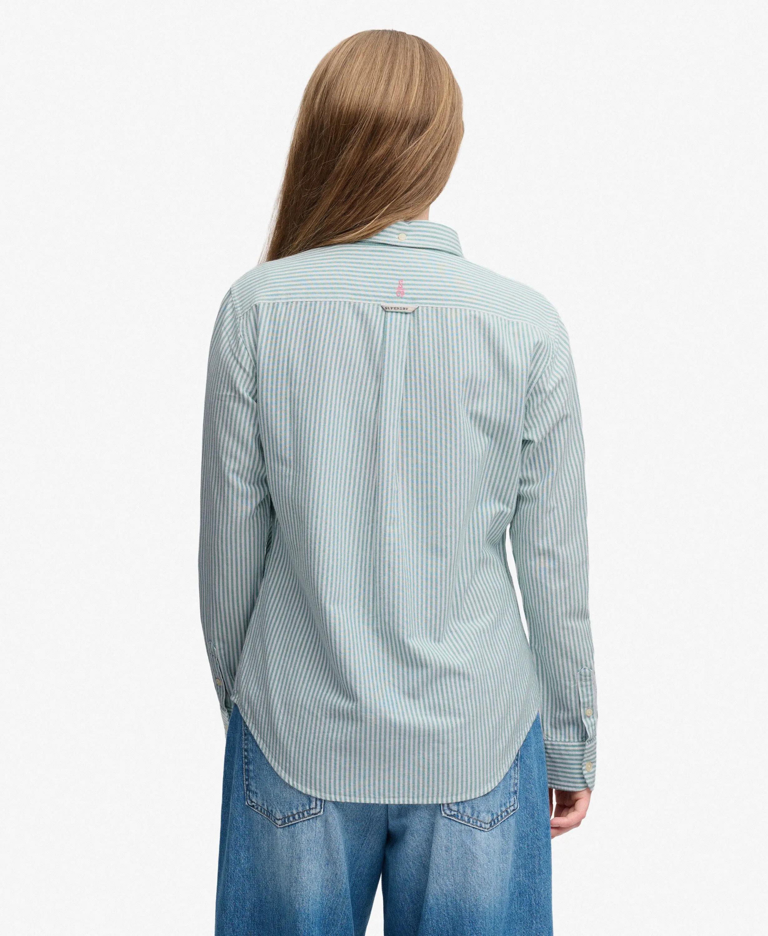 superdry Slim Oxford Hemd mit Knopfleiste Langarm 5/5