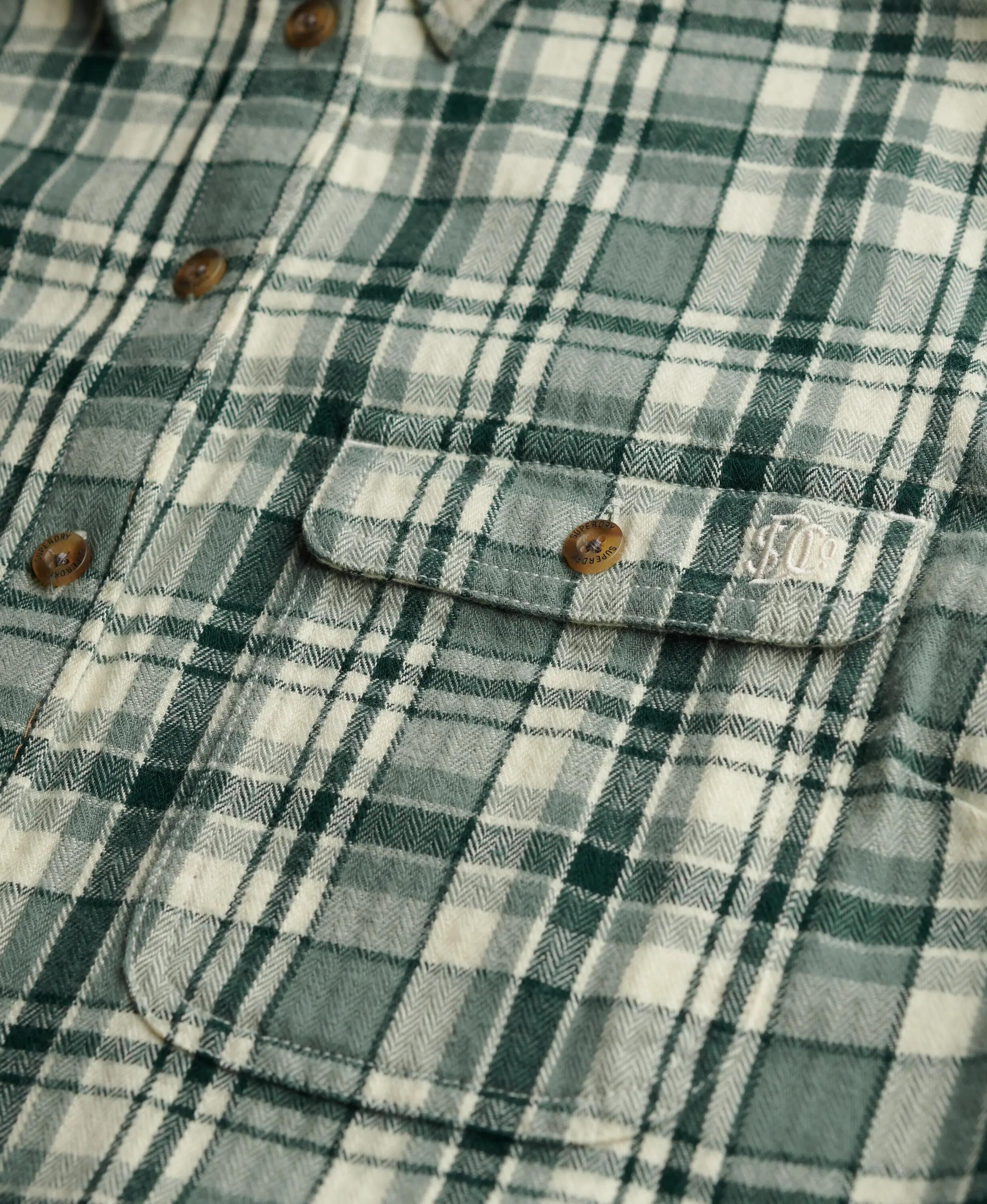superdry Chemise Lumberjack à Carreaux en Flanelle - 100% Coton Bio 6/7