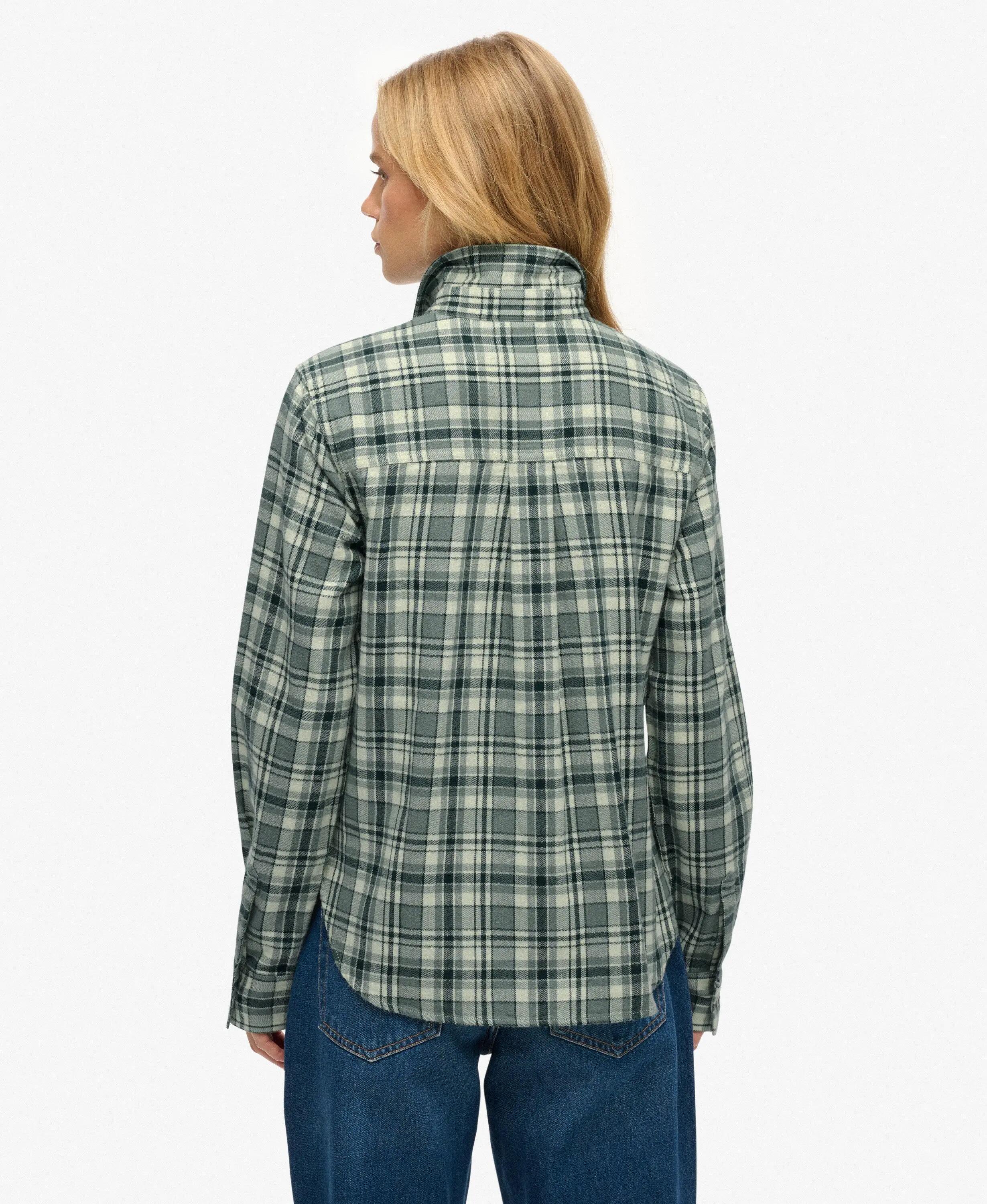 superdry Chemise Lumberjack à Carreaux en Flanelle - 100% Coton Bio 5/7