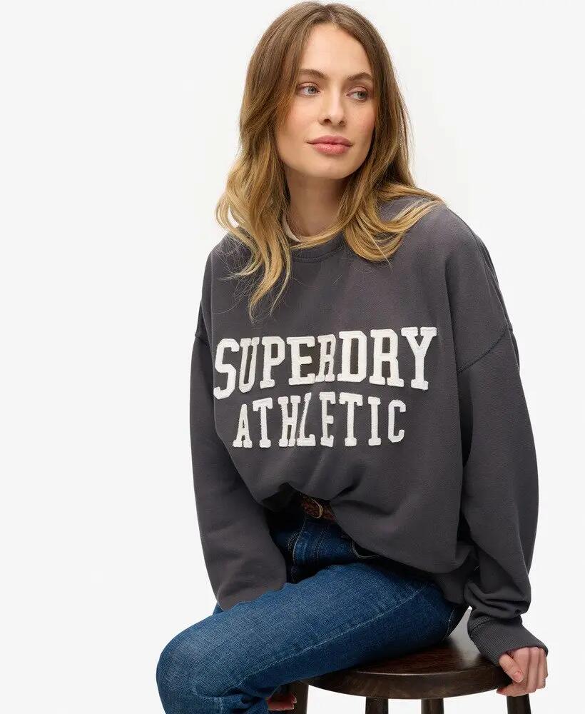 superdry Sudadera Athletic Essentials Relaxed con aplique – 100% algodón 2/7