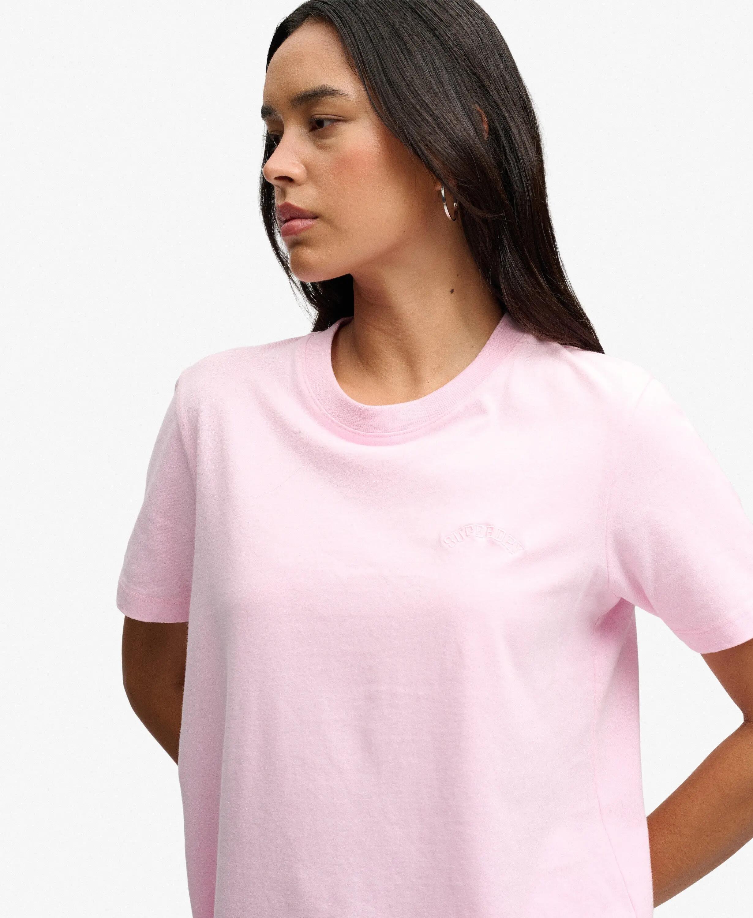 superdry T-shirt Essential Logo ricamato in cotone biologico 4/6