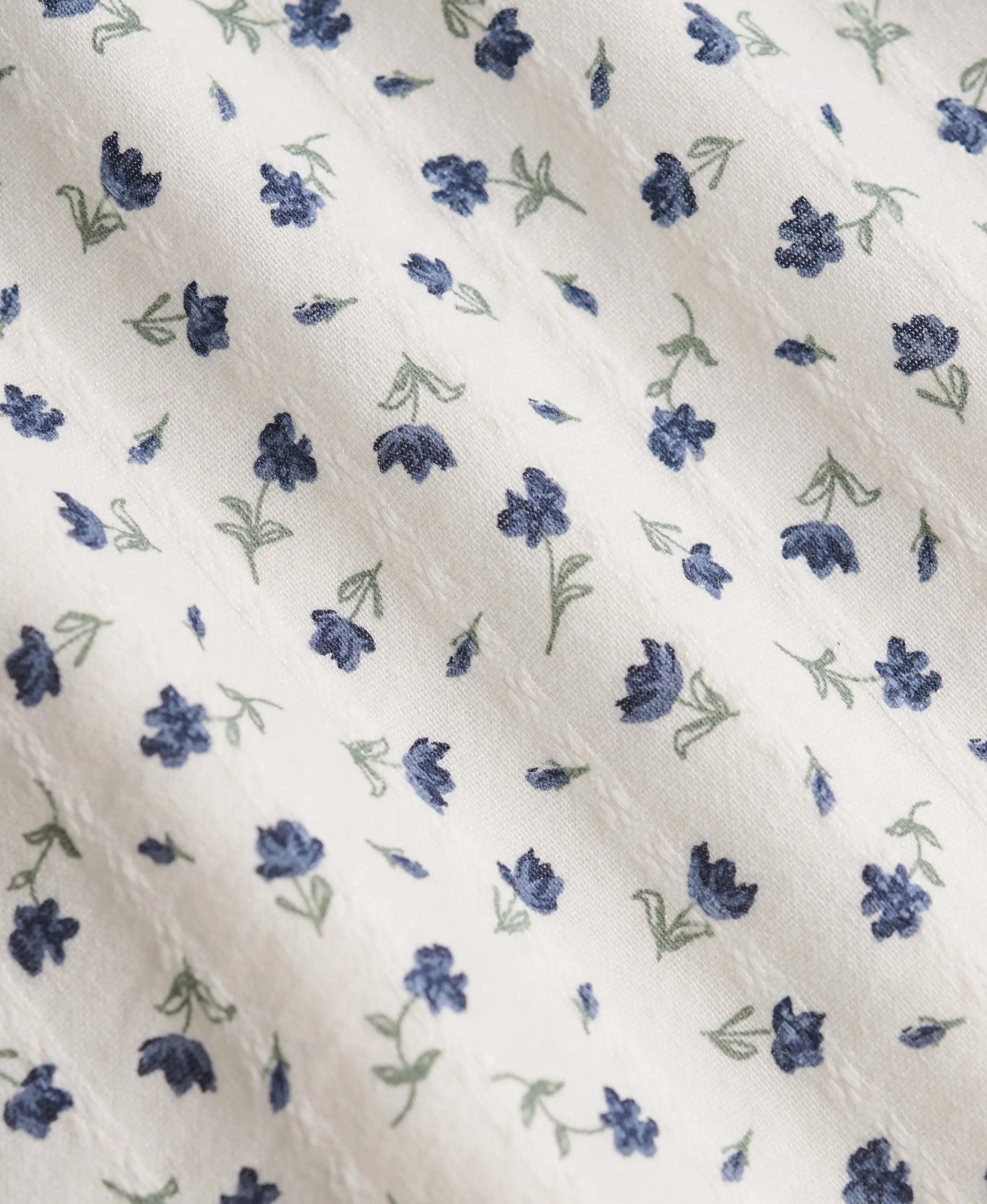 superdry Vestido Textured Woven Cami – Off White Ditsy Floral 6/7