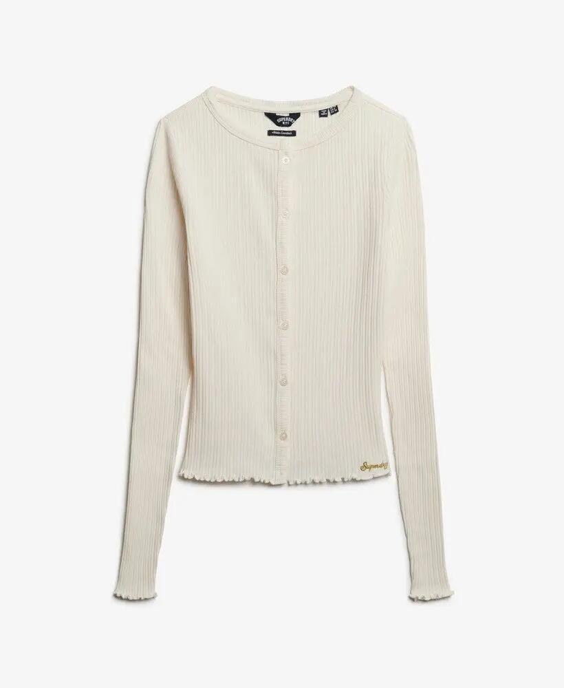 superdry Cardigan a costine Athletic Essentials in cotone – slim fit 6/6