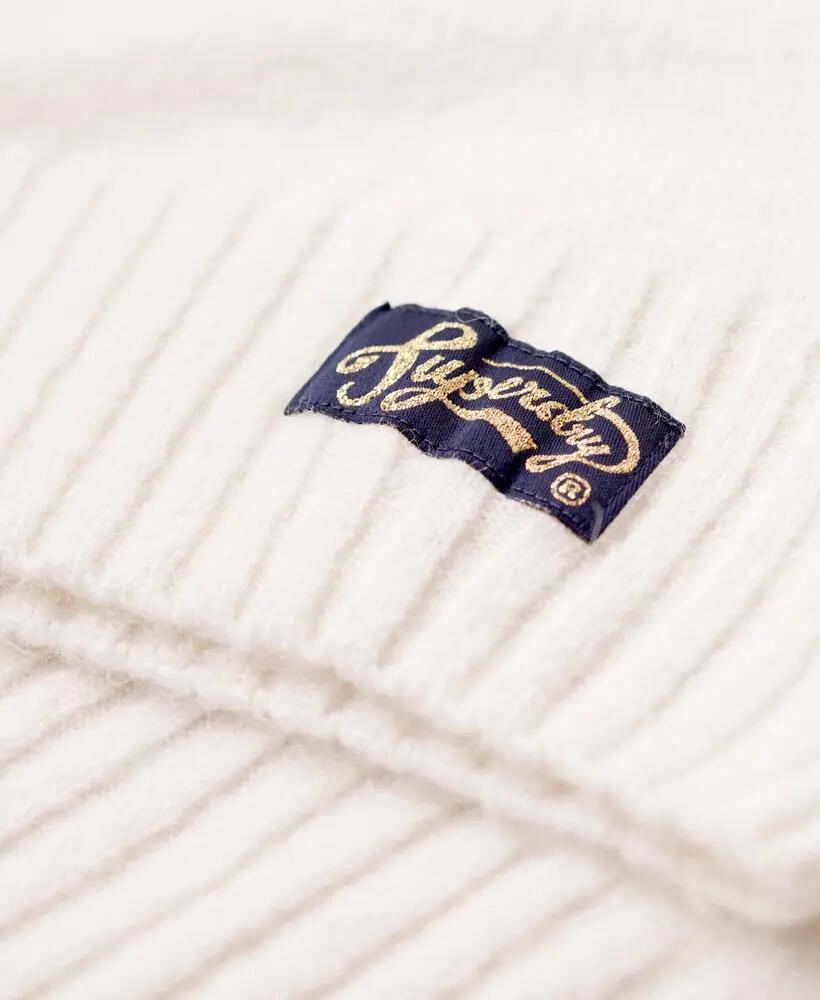 superdry Maglione Essential Crew Neck in maglia – morbido con lana – ECRU 5/6