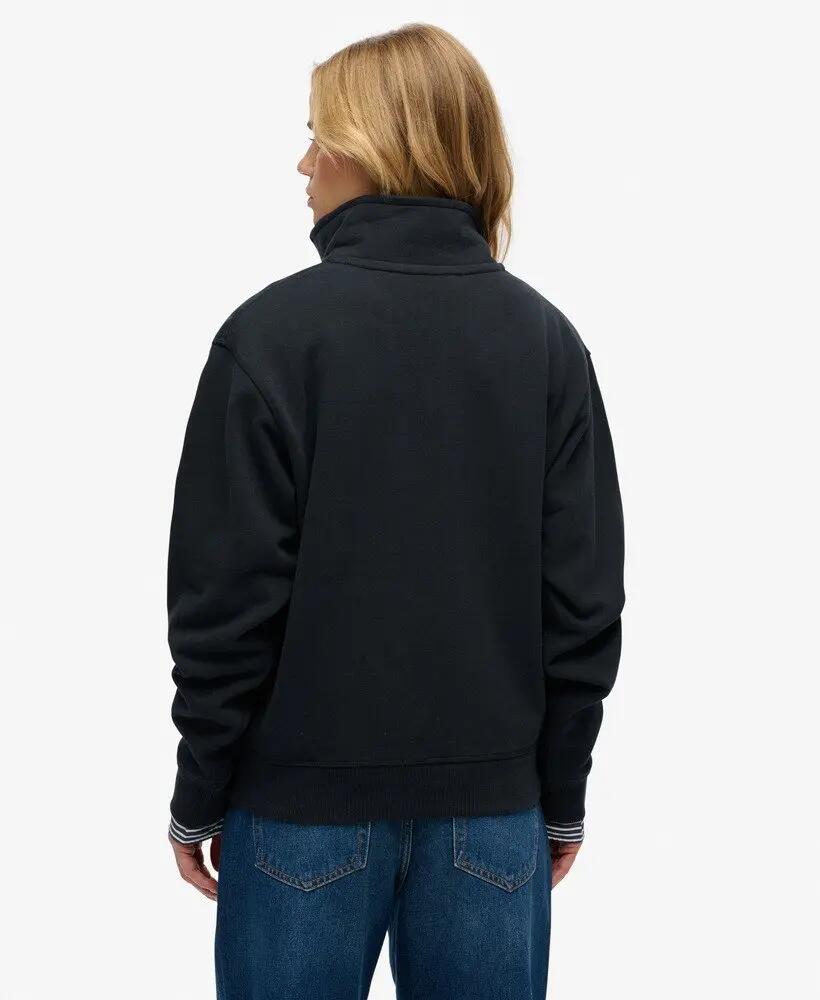 superdry Camisola Essential Logo com meio fecho bordado – Corte solto 5/5
