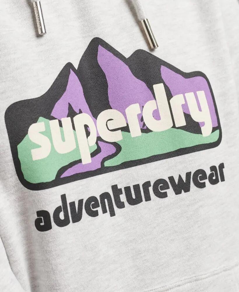superdry Damska bluza z kapturem 90s Terrain Graphic 3/5