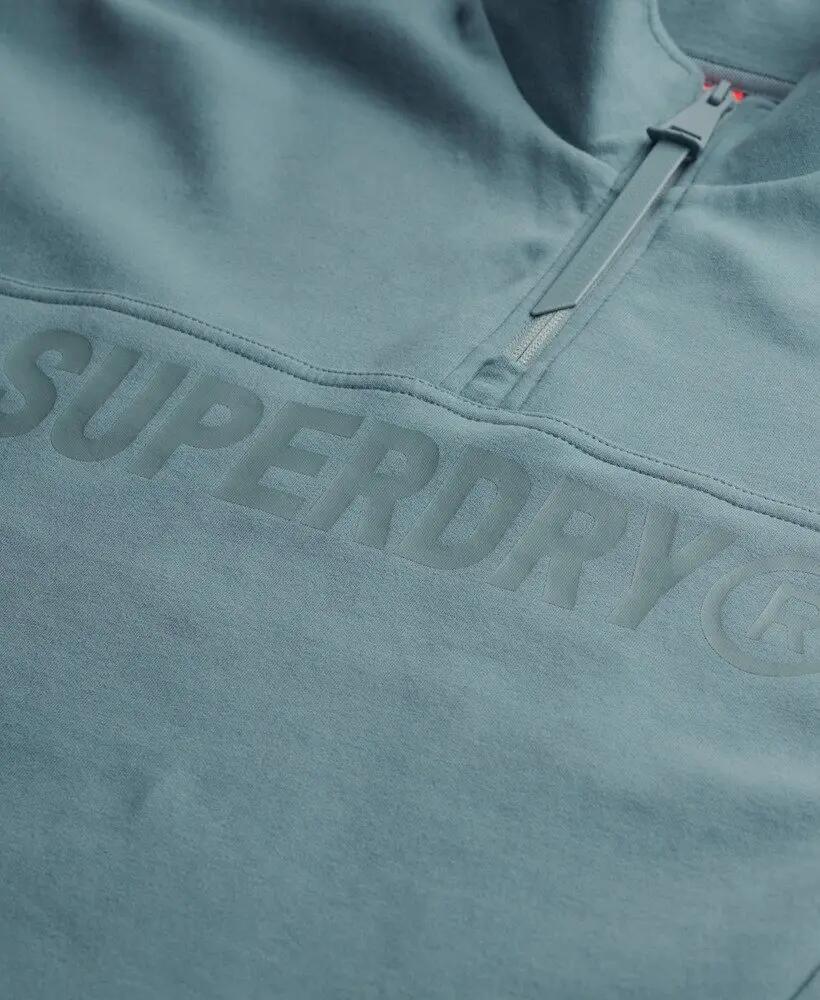 superdry Sweat Active Tech Logo Relaxed Half Zip Corte Solto 5/6