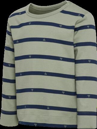 hummel T-shirt manches longues hmlMINI REG STRIPY BEE en coton bio