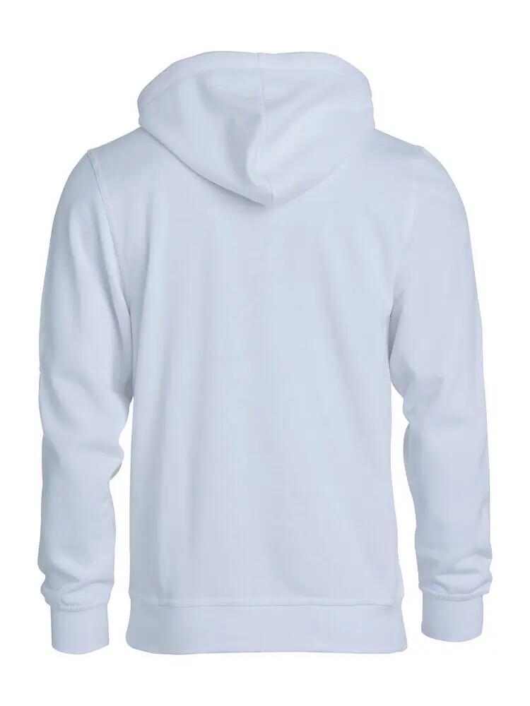 clique Basic Hoody Junior bianco in tessuto anti-pilling 2/4