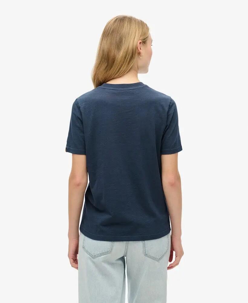 superdry T-Shirt Metallic Vl Relaxed da donna in cotone 4/7
