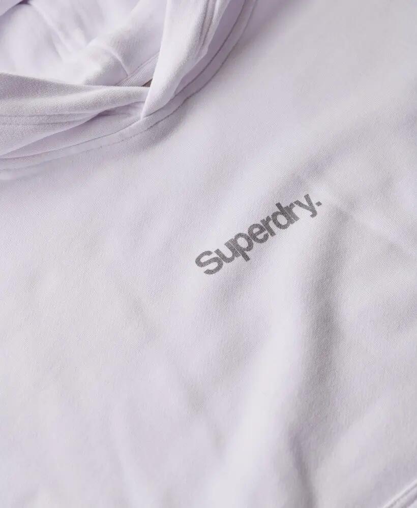 superdry Core Logo City Loose Hood sweatshirt mulher em algodão orgânico – 5/6