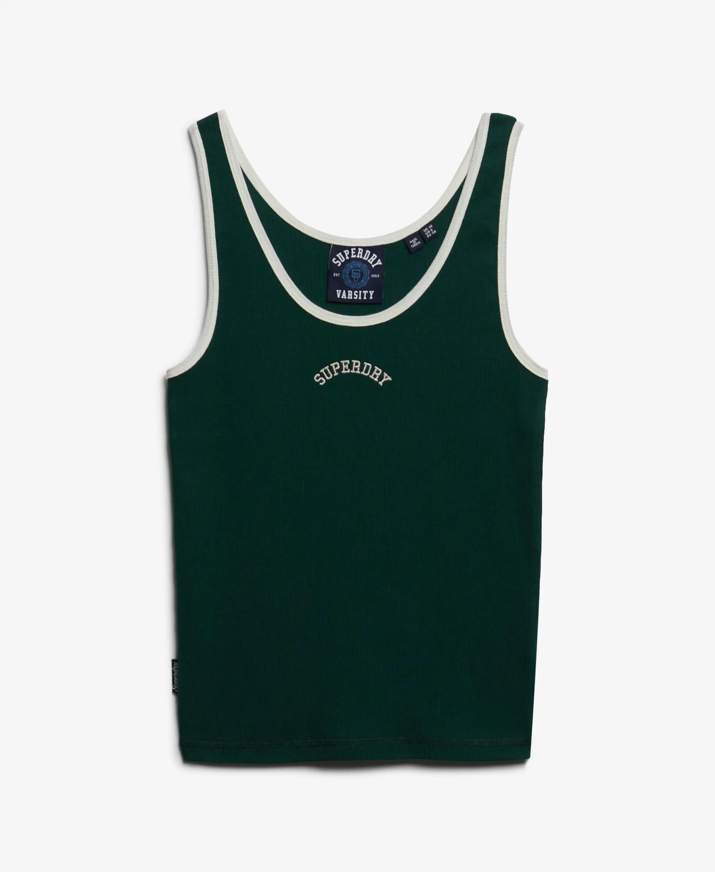 superdry Essential Logo Scoop Vest Slim Fit van Biologisch Katoen 7/7