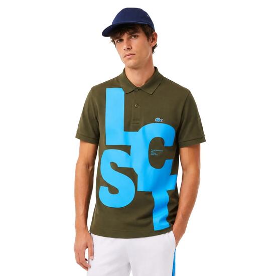 Polo Clásico de Piqué de Algodón para Hombre Lacoste Khaki