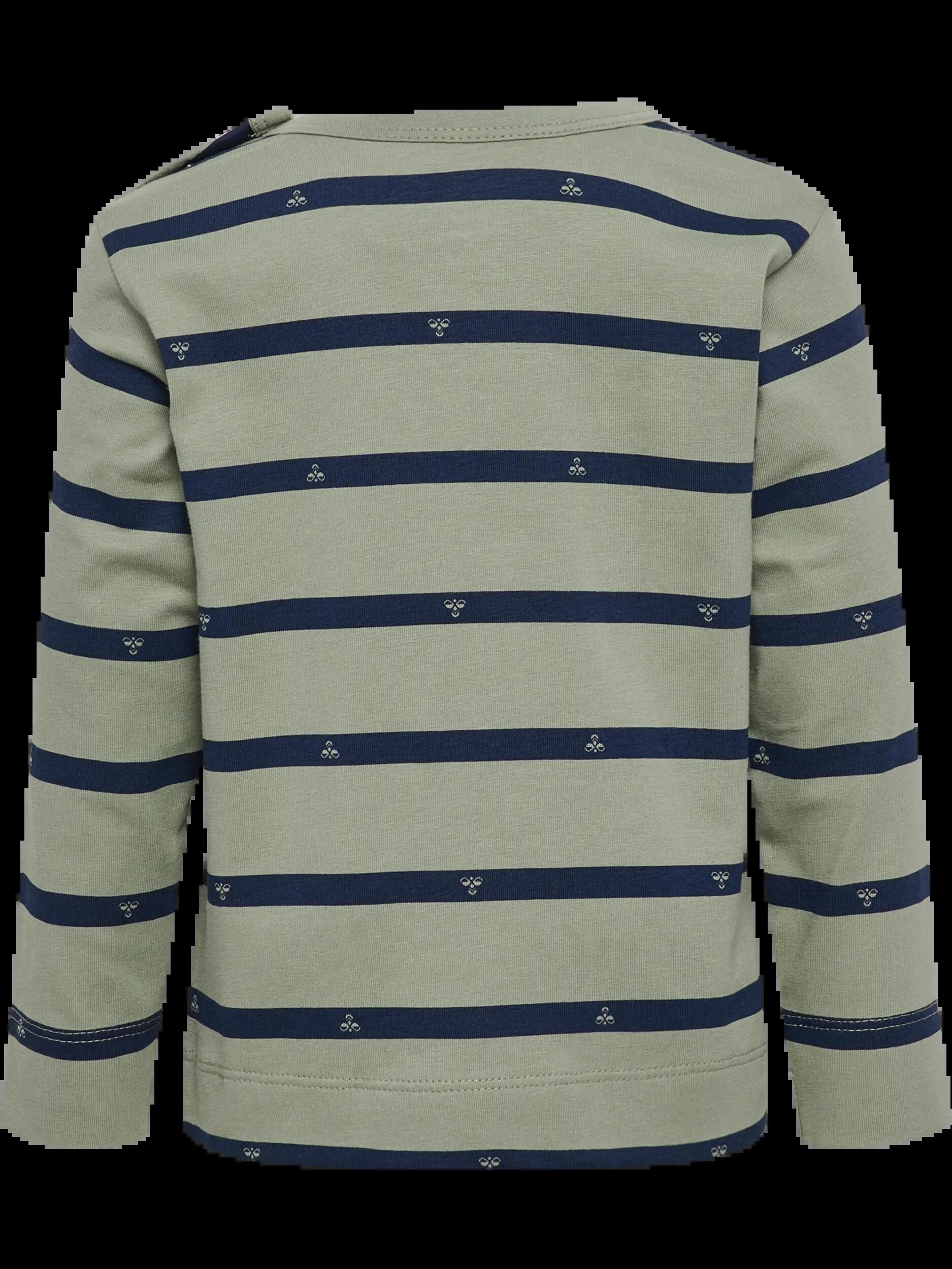 hummel T-shirt manica lunga hmlMINI REG STRIPY BEE — morbido cotone bio 2/2