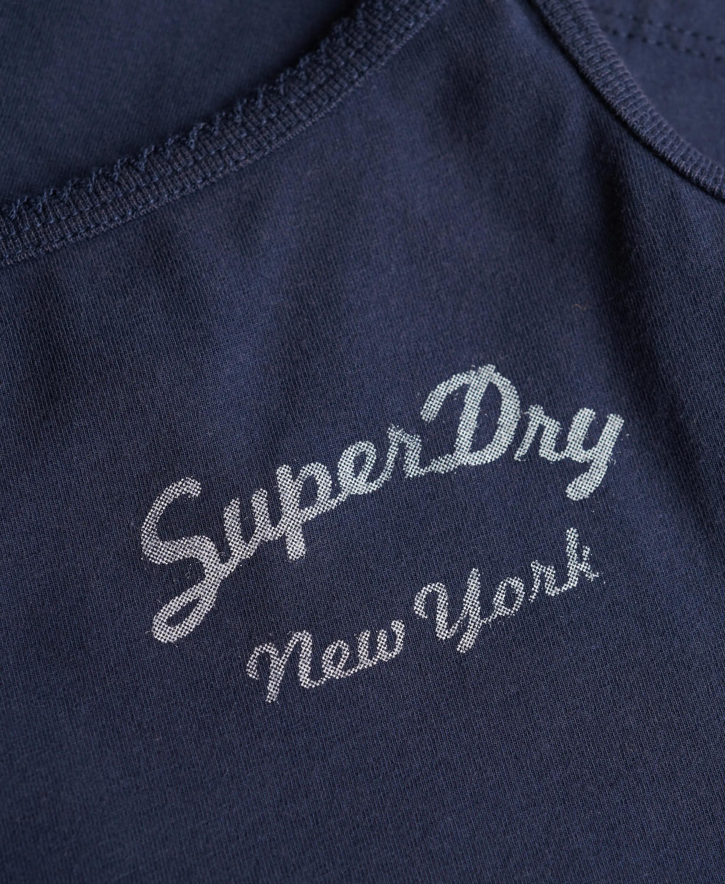 superdry Top Cami Athletics Essentials slim fit in cotone - CLASSIC NAVY 6/7
