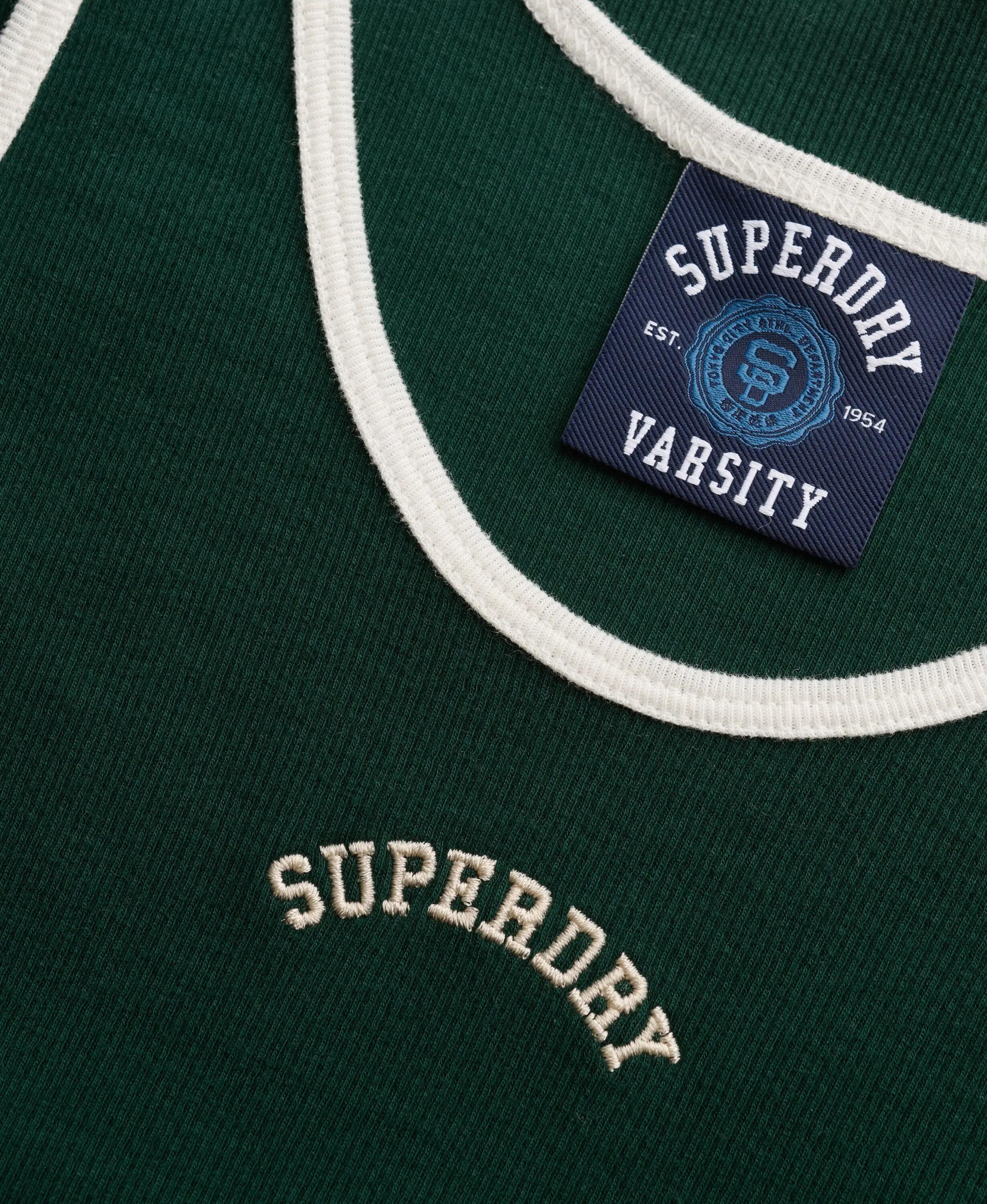 superdry Essential Logo Scoop Vest Slim Fit van Biologisch Katoen 6/7