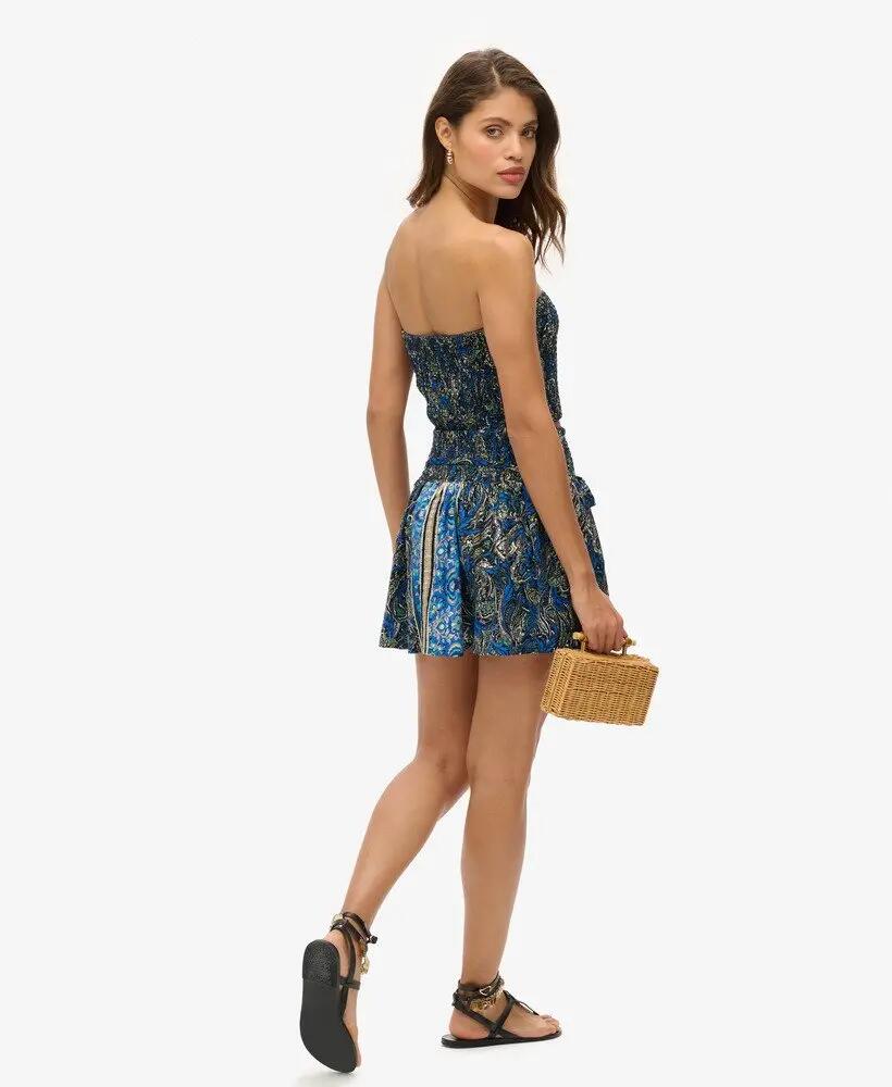 superdry Gonna mini St Tropez Paisley in poliestere 4/6