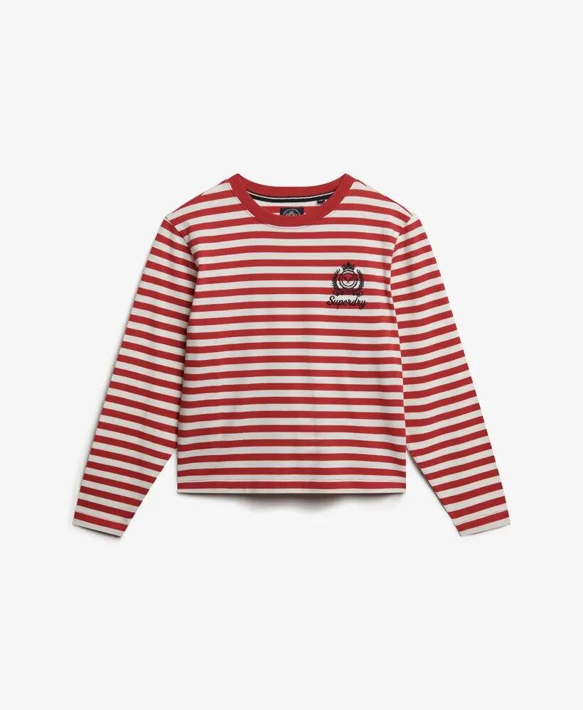 superdry Country Club Top riscas manga longa – corte boxy 6/6