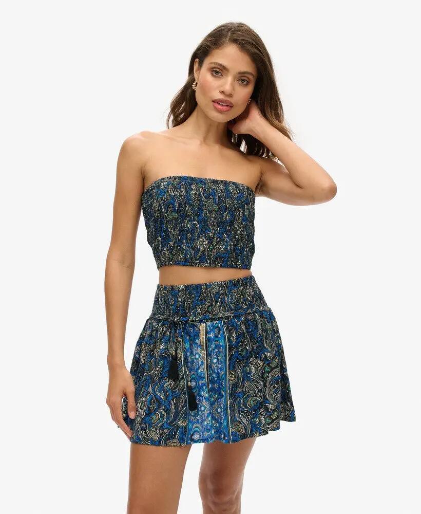 superdry Gonna mini St Tropez Paisley in poliestere 3/6