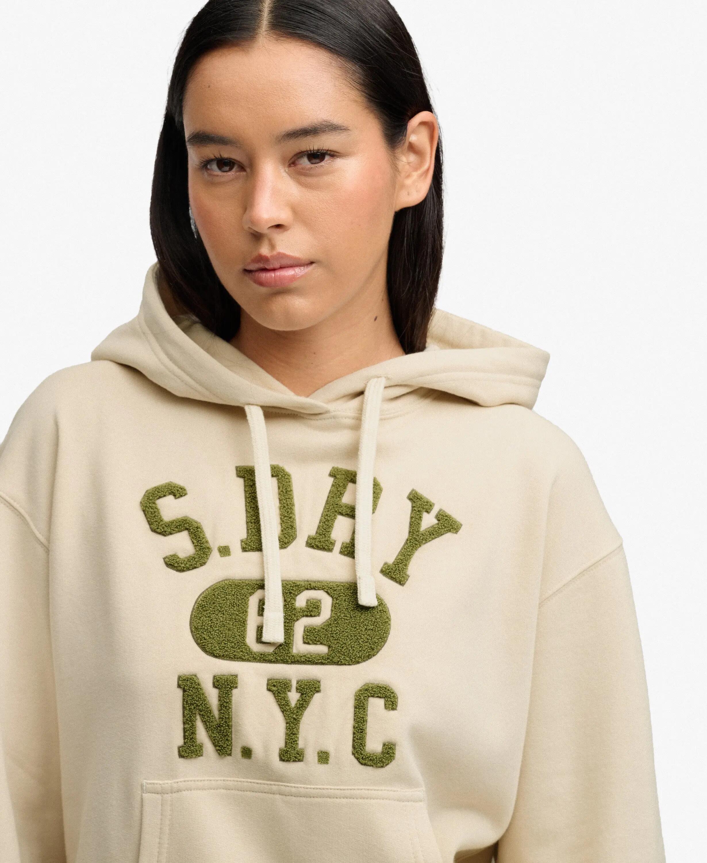 Női kapucnis pulóver Superdry Prep Chenille 4/7