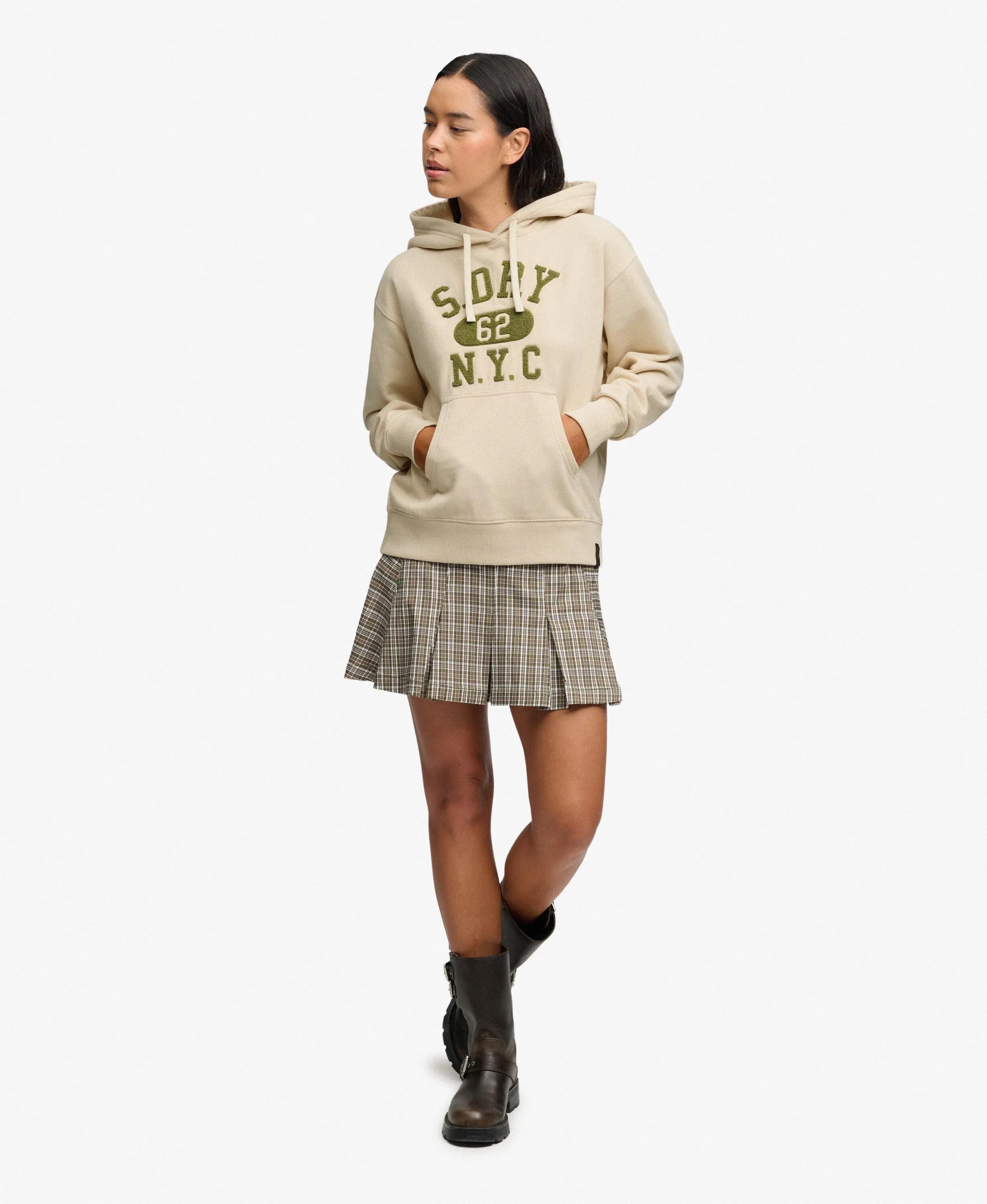 Női kapucnis pulóver Superdry Prep Chenille 3/7