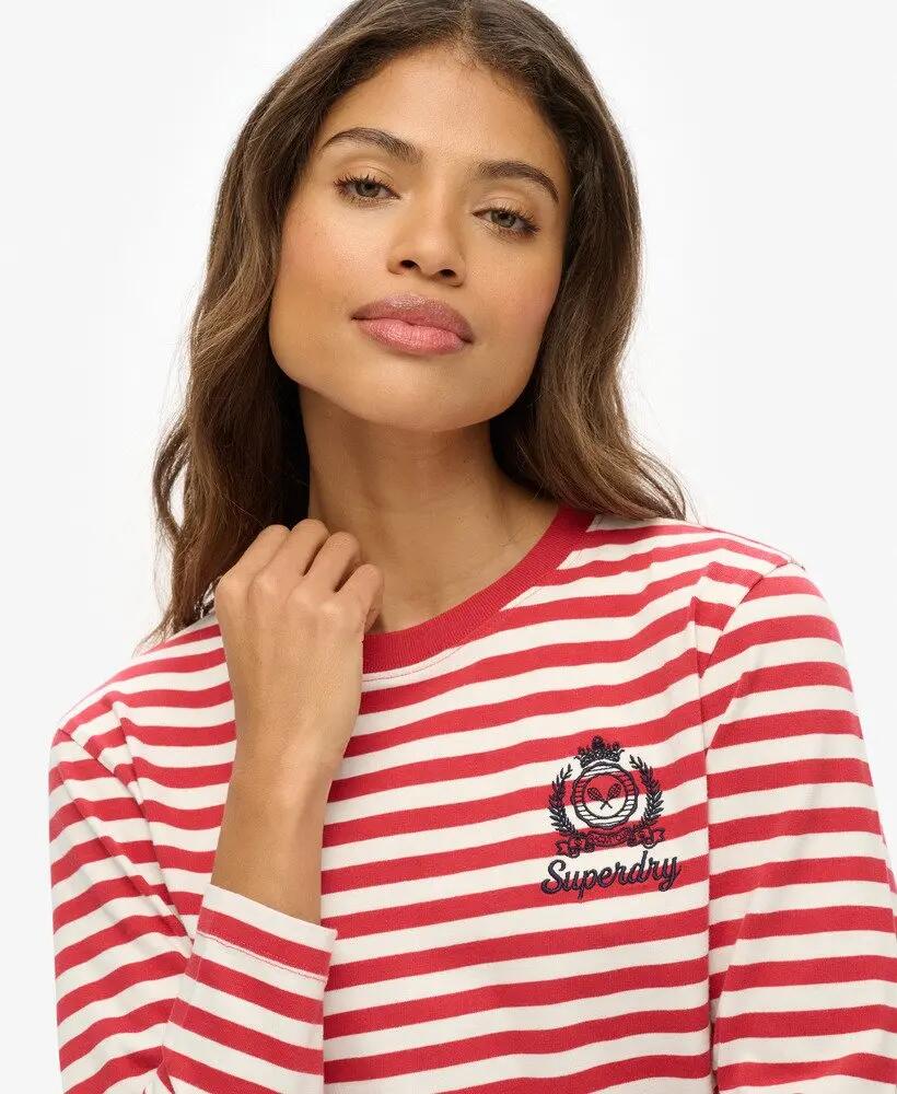 superdry Country Club Top riscas manga longa – corte boxy 4/6