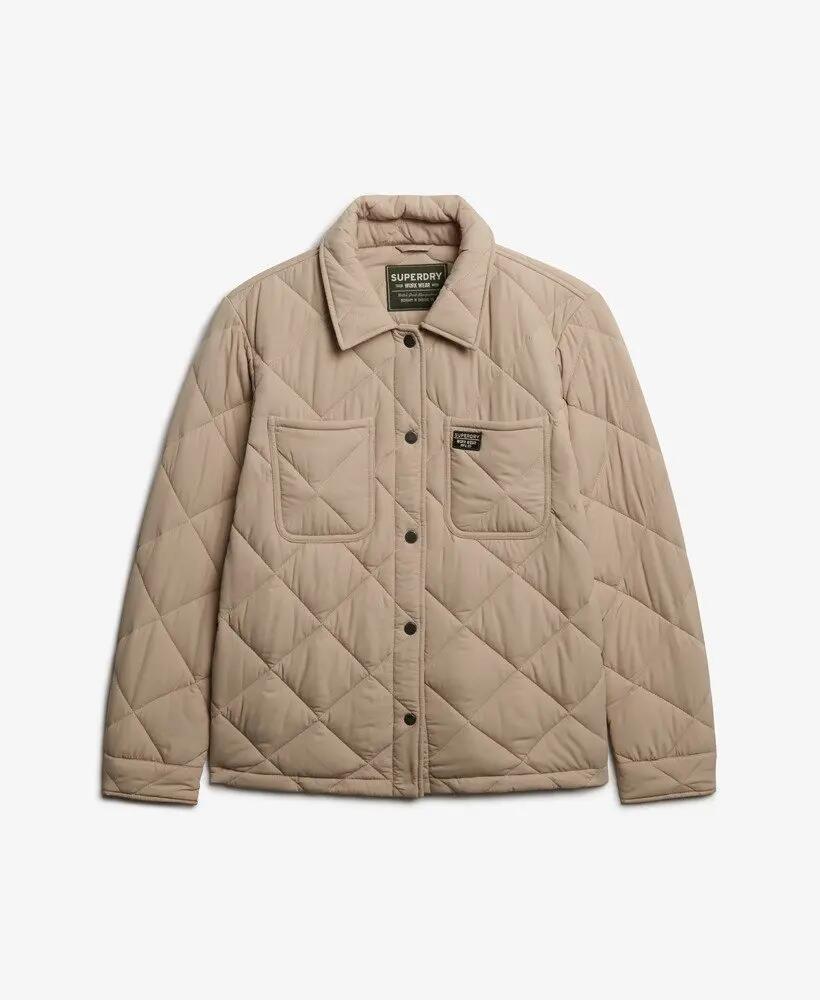 superdry Giacca trapuntata Quilted Chore Liner – Imbottitura in poliestere 7/7