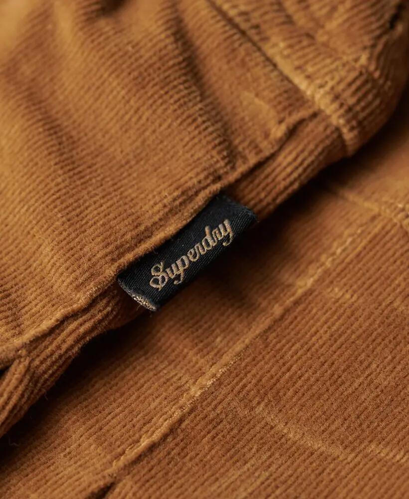 superdry Jupe mini plissée en velours côtelé Vintage Cord — Caramel Café 4/5