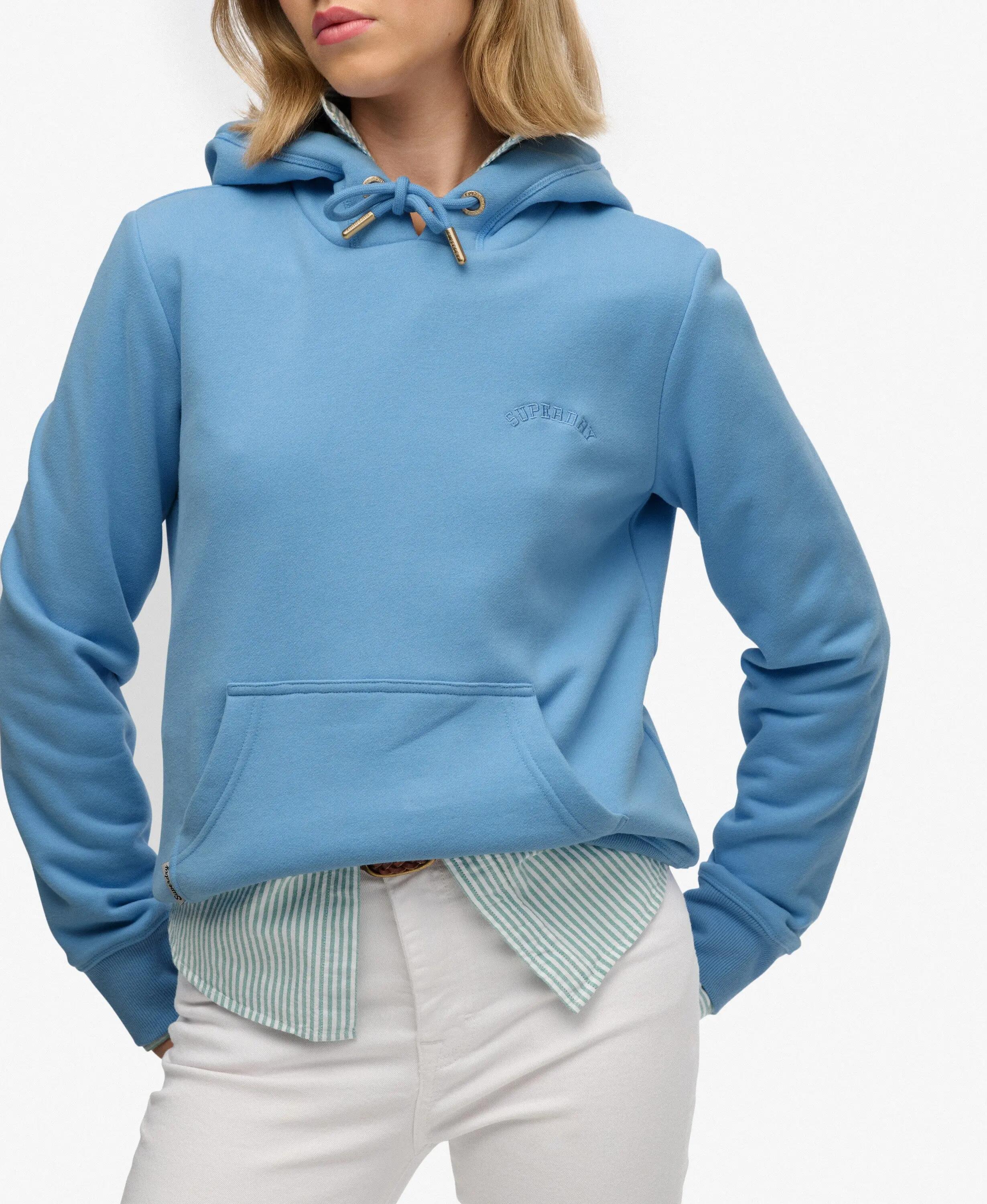 superdry Hoodie Essential Logo bordado – corte relaxed 2/7