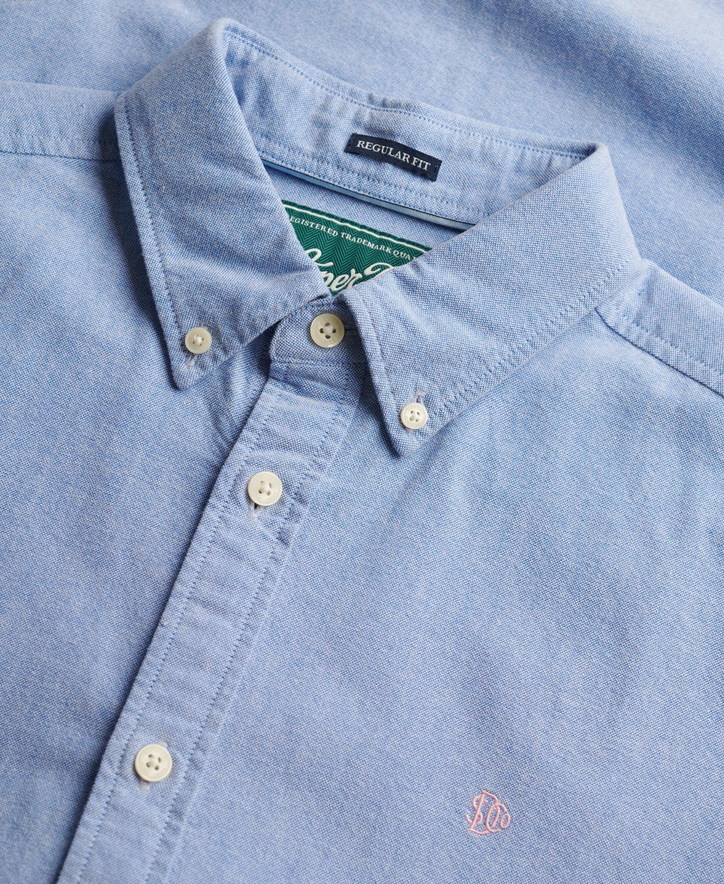 superdry Koszula Preppy Oxford krótki rękaw z bawełny organicznej 6/6