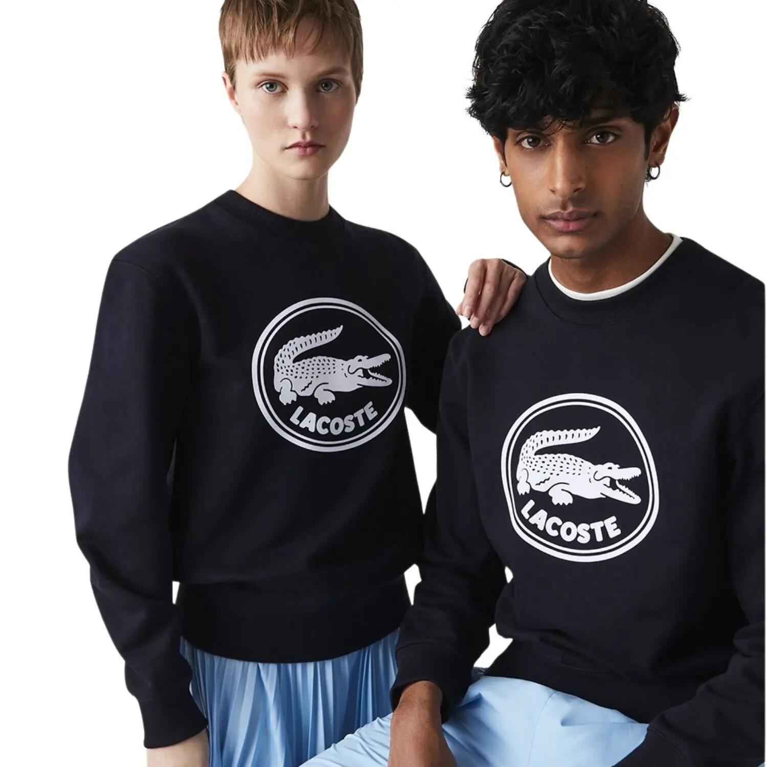 Bluza unisex Lacoste 7582 clasică bleumarin