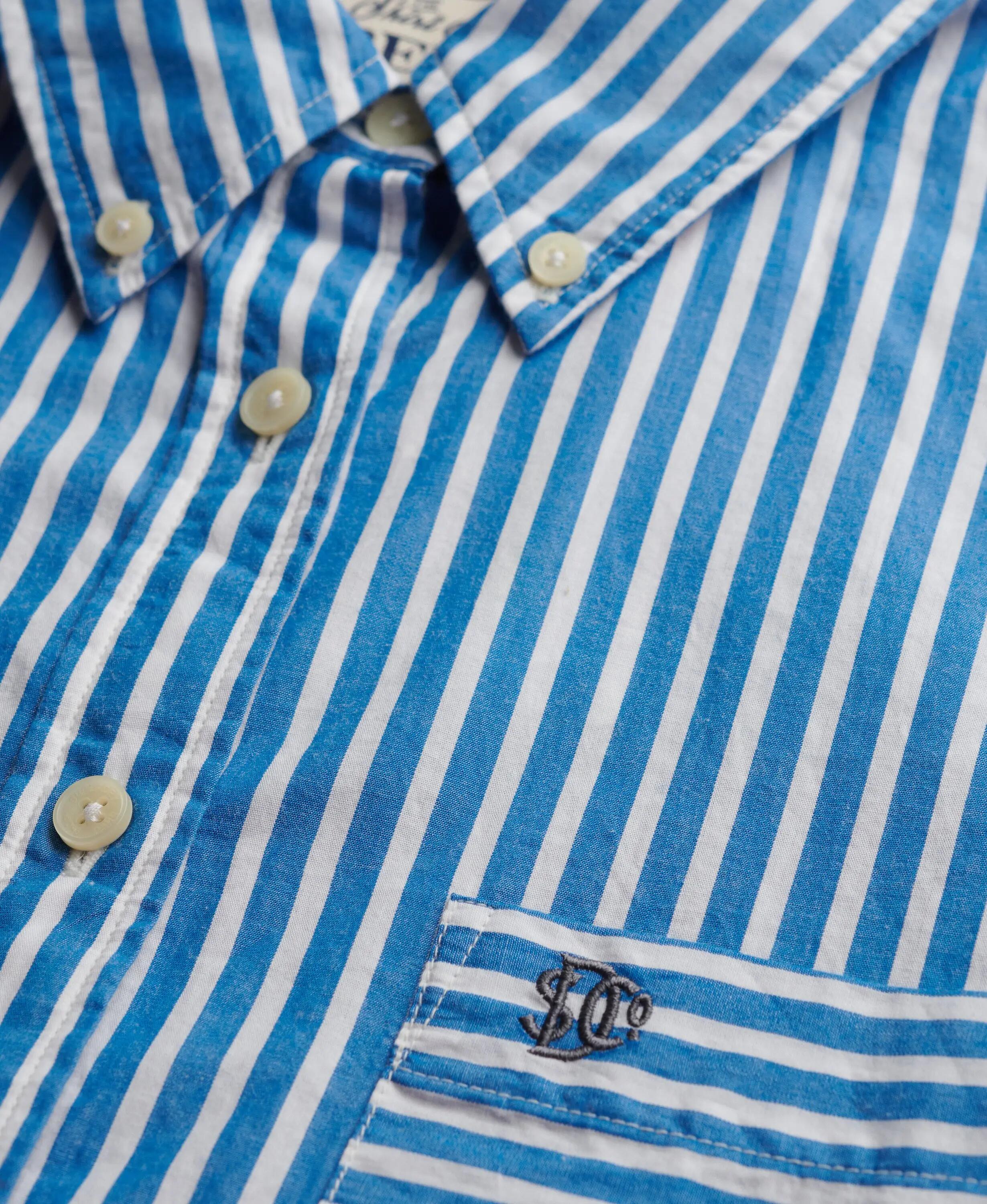 superdry Camicia Poplin Relaxed manica lunga in cotone biologico 6/7